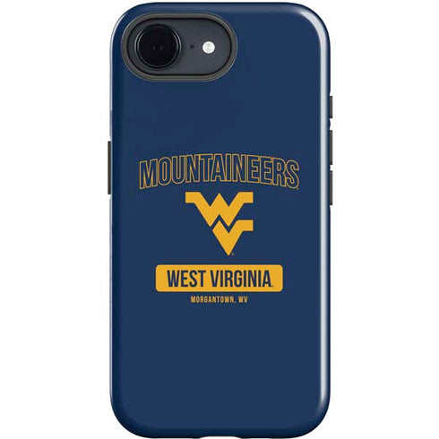 West Virginia University Mountaineers Logo iPhone 16e Impact Case