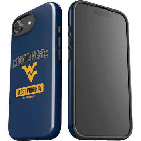 West Virginia University Mountaineers Logo iPhone 16e Impact Case