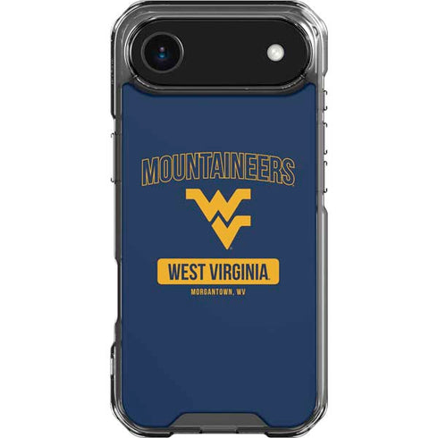 West Virginia University Mountaineers Logo iPhone 17 Air Clear Case