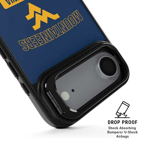 West Virginia University Mountaineers Logo iPhone 17 Air Kickstand Case