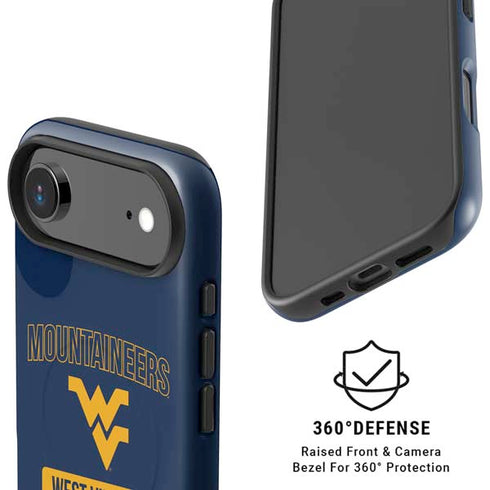 West Virginia University Mountaineers Logo iPhone 17 Air Magsafe Impact Case