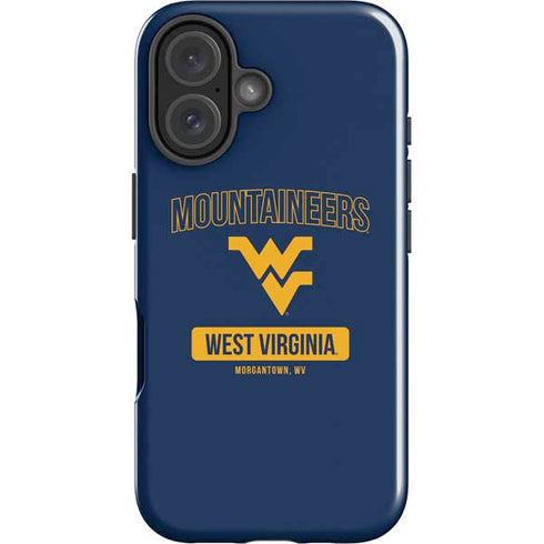 West Virginia University Mountaineers Logo iPhone 17 Impact Case