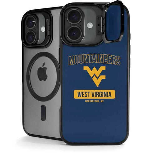 West Virginia University Mountaineers Logo iPhone 17 Kickstand Case
