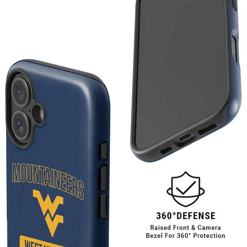 West Virginia University Mountaineers Logo iPhone 17 Magsafe Impact Case