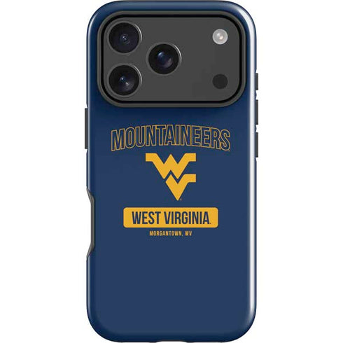 West Virginia University Mountaineers Logo iPhone 17 Pro Max Impact Case