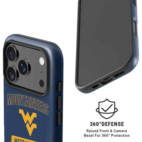 West Virginia University Mountaineers Logo iPhone 17 Pro Max Magsafe Impact Case
