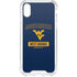 West Virginia University Mountaineers Logo iPhone XS Clear Case