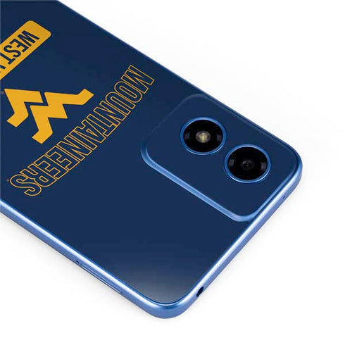 West Virginia University Mountaineers Logo Moto G Play 4G (2024) Skin