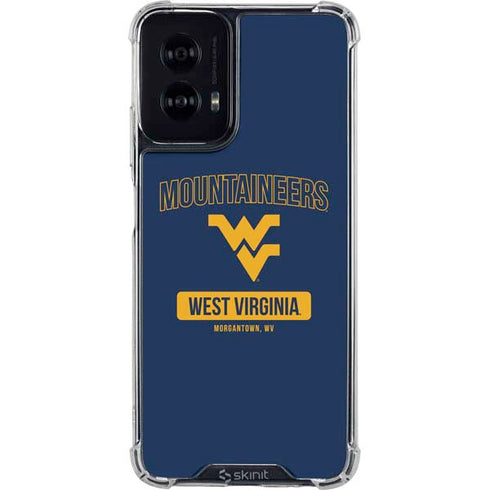 West Virginia University Mountaineers Logo Moto G Power 5G (2024) Clear Case