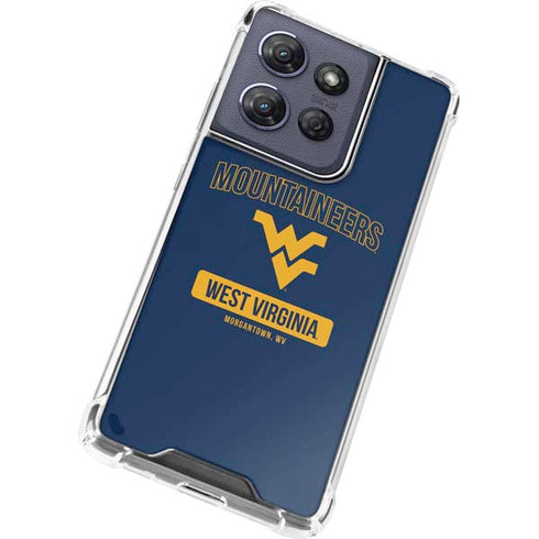 West Virginia University Mountaineers Logo Moto G Stylus 5G (2025) Clear Case