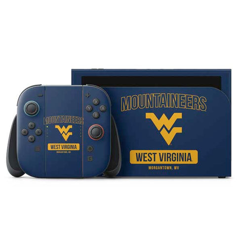 West Virginia University Mountaineers Logo Nintendo Switch 2 (2025) with Joy-Con Skin