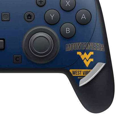West Virginia University Mountaineers Logo Nintendo Switch 2 (2025) Pro Controller Skin