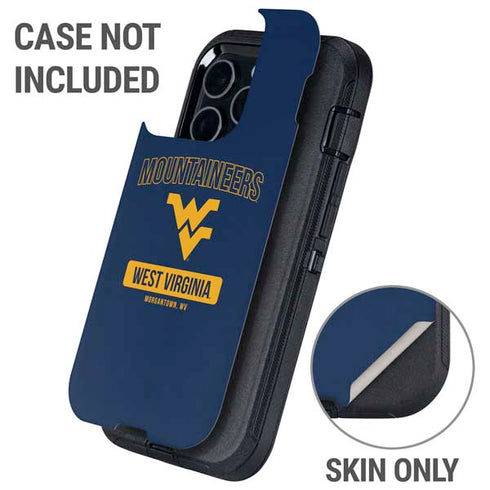 West Virginia University Mountaineers Logo Otterbox Defender iPhone Skin