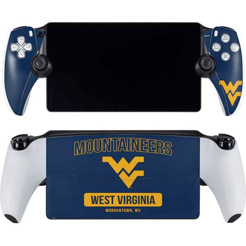West Virginia University Mountaineers Logo PlayStation Portal Remote Player Skin