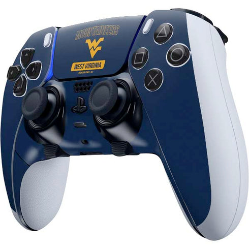 West Virginia University Mountaineers Logo PS5 DualSense Edge Pro Controller Skin