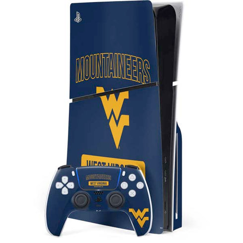 West Virginia University Mountaineers Logo PlayStation PS5 Skins