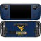 West Virginia University Mountaineers Logo Steam Deck Handheld Gaming Computer OLED Skin