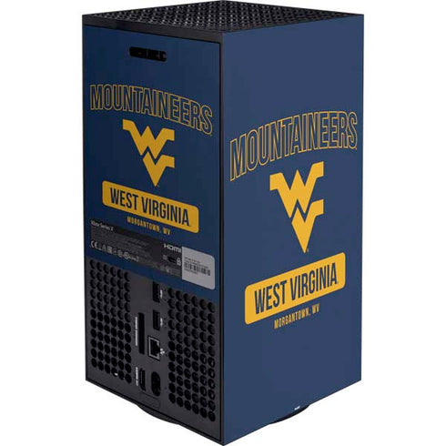 West Virginia University Mountaineers Logo Xbox Series X Bundle Skin