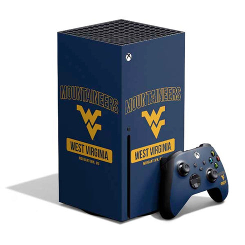 West Virginia University Mountaineers Logo Xbox Series X Skins