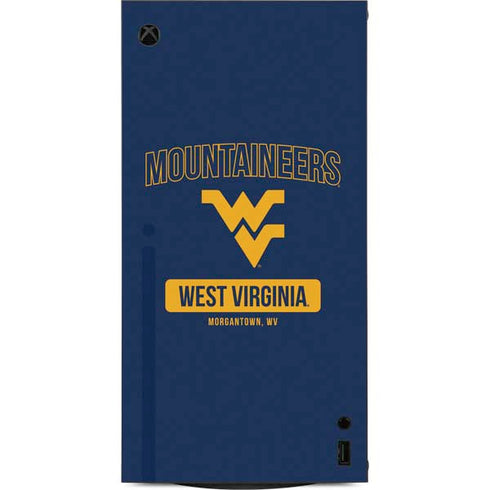 West Virginia University Mountaineers Logo XBox Series X Digital Edition Console Skin