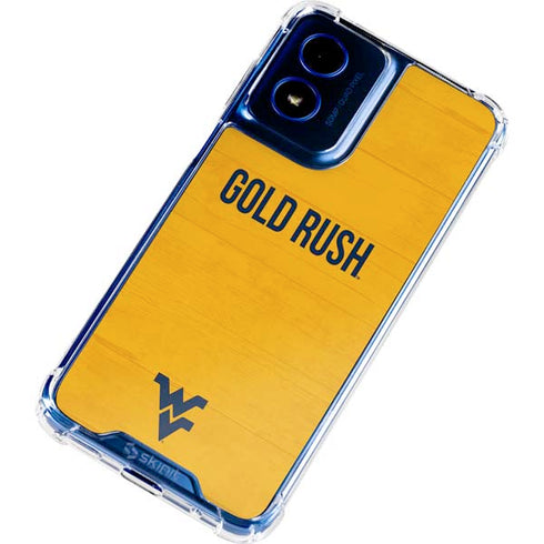 West Virginia University Mountaineers Moto G Play 4G (2024) Clear Case