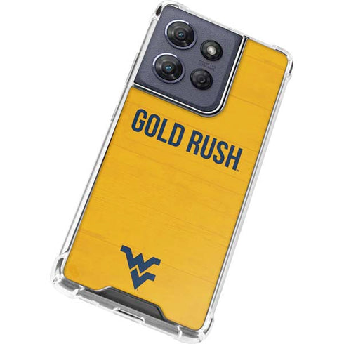 West Virginia University Mountaineers Moto G Power 5G (2025) Clear Case