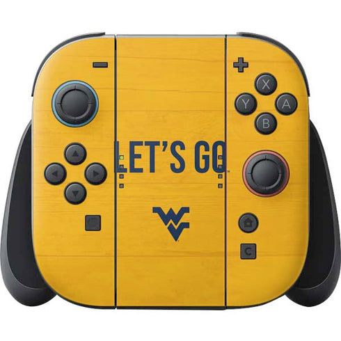 West Virginia University Mountaineers Nintendo Switch 2 (2025) Joy-Con Controller Skin
