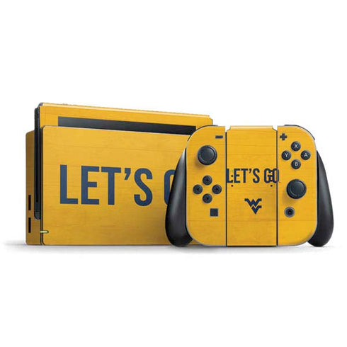West Virginia University Mountaineers Nintendo Switch Bundle Skin