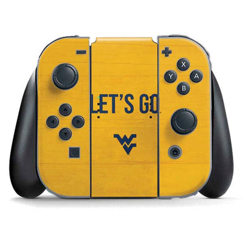 West Virginia University Mountaineers Nintendo Switch (2017-2021) Joy-Con Controller Skin