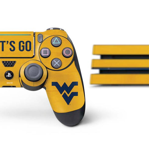 West Virginia University Mountaineers PS4 Pro Bundle Skin