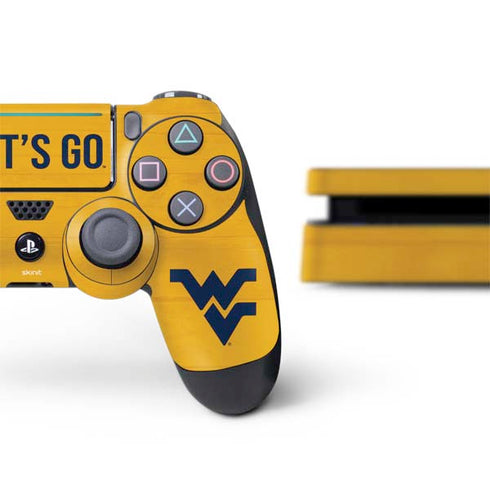 West Virginia University Mountaineers PS4 Slim Bundle Skin