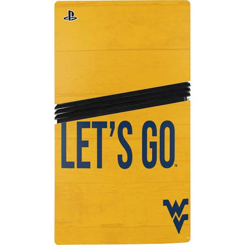 West Virginia University Mountaineers PS5 Pro Console Skin