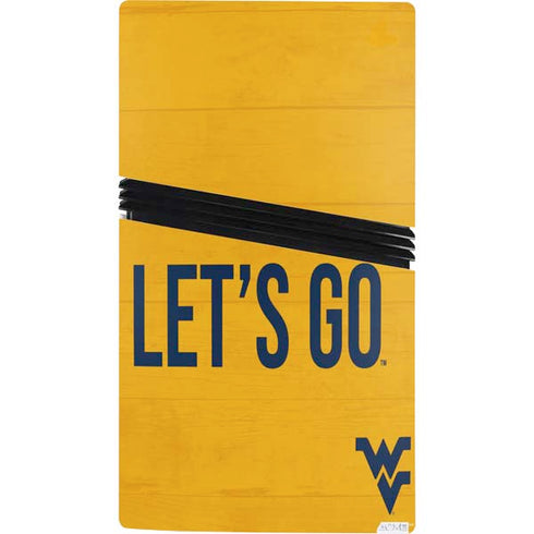 West Virginia University Mountaineers PS5 Pro Console Skin