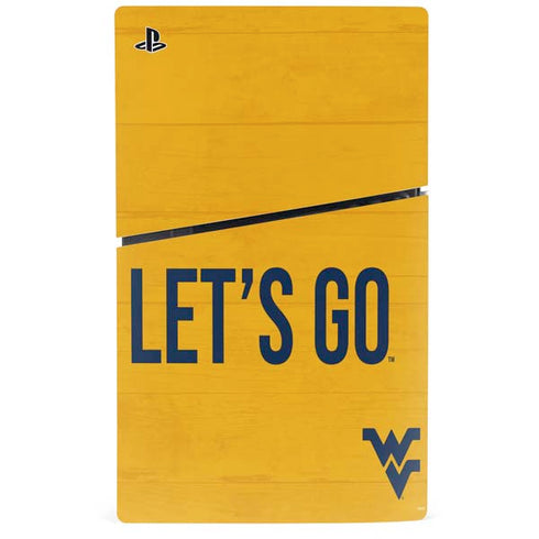 West Virginia University Mountaineers PS5 Slim Digital Edition Bundle Skin