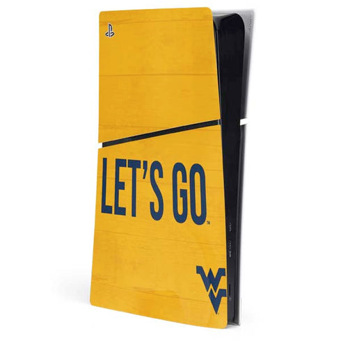 West Virginia University Mountaineers PS5 Slim Digital Edition Console Skin