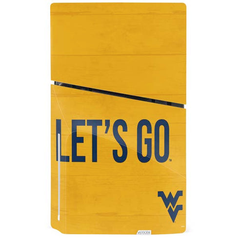 West Virginia University Mountaineers PS5 Slim Disk Bundle Skin