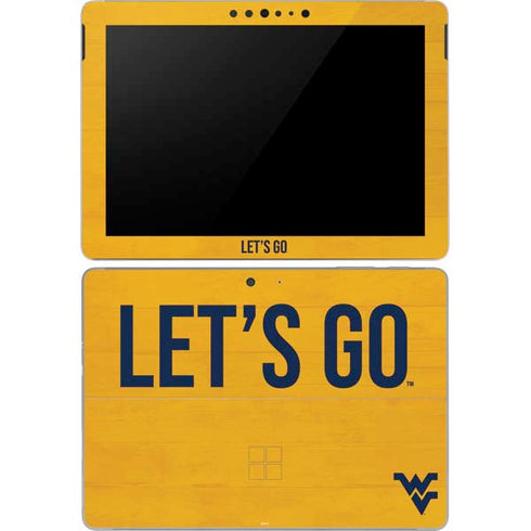 West Virginia University Mountaineers Surface Go Skin