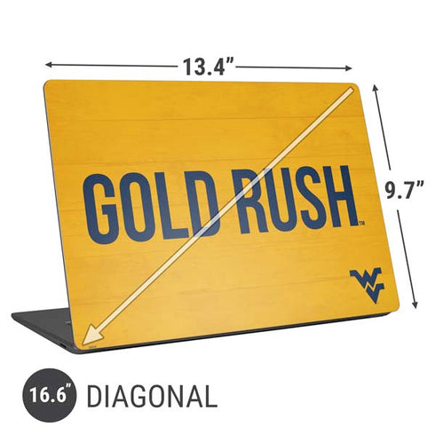 West Virginia University Mountaineers Universal Laptop 16.6in (13.4 x 9.7in) Skin