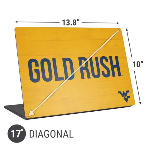 West Virginia University Mountaineers Universal Laptop 17in (13.8 x 10in) Skin