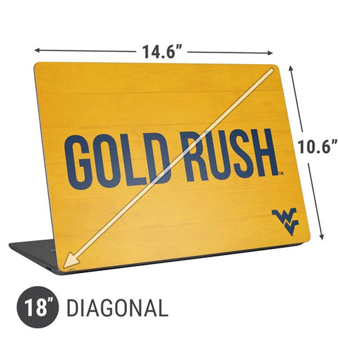 West Virginia University Mountaineers Universal Laptop 18in (14.6 x 10.6in) Skin