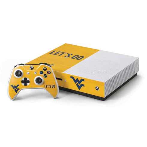 West Virginia University Mountaineers Xbox One S Console and Controller Bundle Skin