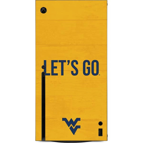 West Virginia University Mountaineers Xbox Series X Console Skin