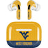West Virginia University WV Yello split Apple AirPods Pro Skin
