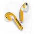 West Virginia University WV Yello split Apple AirPods Skin