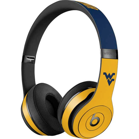 West Virginia University WV Yello split Beats Solo 3 Wireless Skin