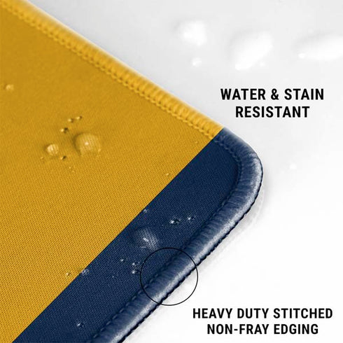 West Virginia University WV Yello split Gaming Mouse Pad