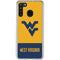 West Virginia University WV Yello split Galaxy A21 Clear Case