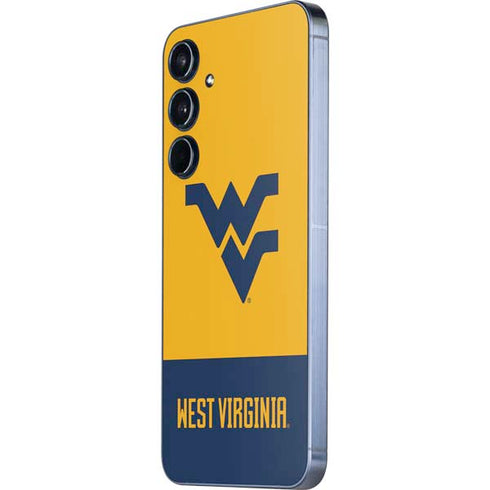 West Virginia University WV Yello split Galaxy A35 5G Skin