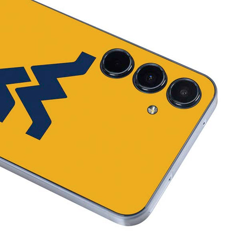 West Virginia University WV Yello split Galaxy A55 5G Skin