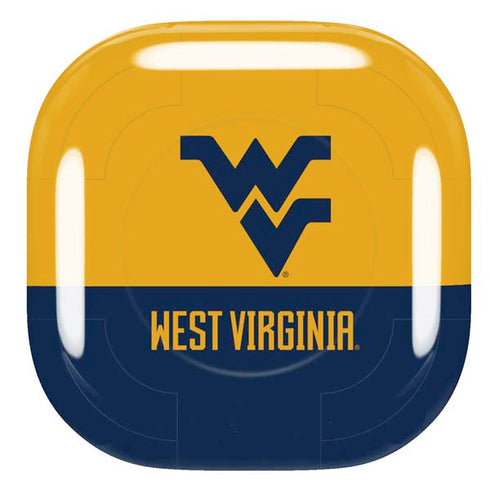 West Virginia University WV Yello split Galaxy Buds Live Skin